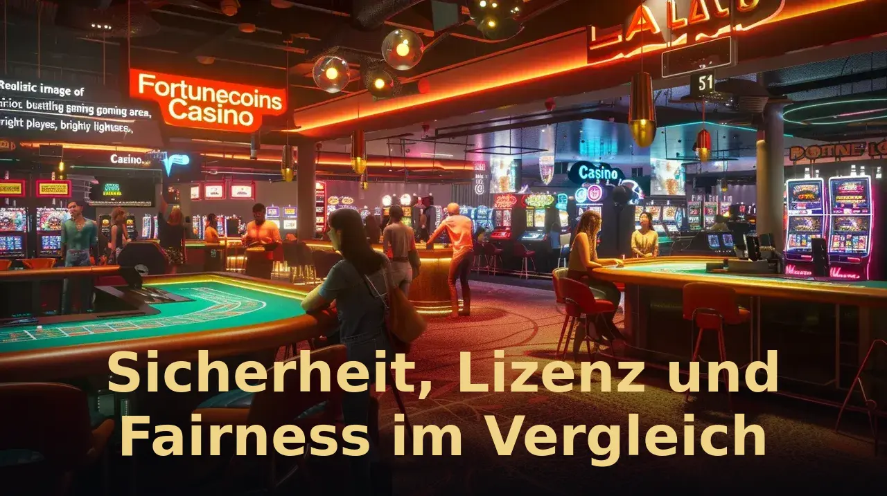 Sicherheit, Lizenz und Fairness im Vergleich